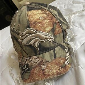 Broncos MossyOak Camouflage Cap with Embroidered Logo